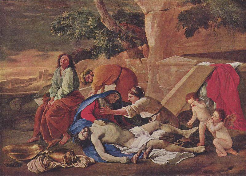Nicolas Poussin Beweinung Christi oil painting picture